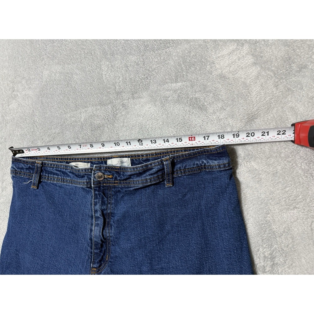 Universal Thread Jeans Womens 16 Blue High Rise Sailor Wide Leg Denim 36x27.5 - Picture 6 of 10